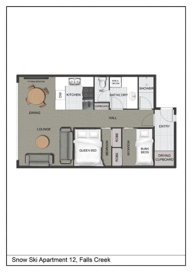 פאלס קריק Snow Ski Apartments 12 מראה חיצוני תמונה